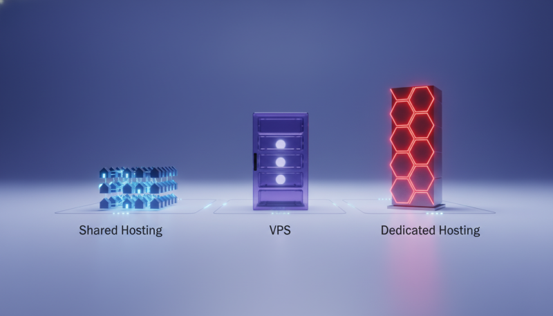 Shared vs VPS vs Dedicated Hosting: Which One Should You Choose?