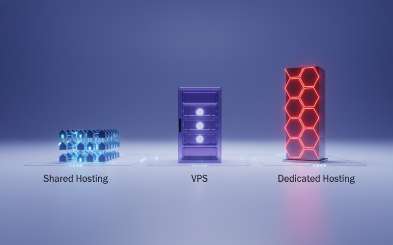 Shared vs VPS vs Dedicated Hosting: Which One Should You Choose?